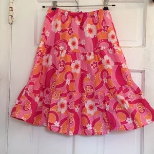 Gymboree girls floral skirt in size 7